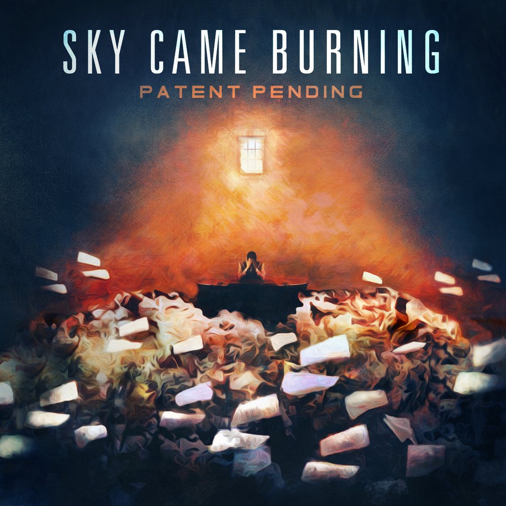 Sky came burning album cover