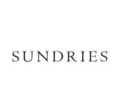 Image for Sundries