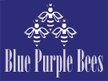 Blue Purple Bees