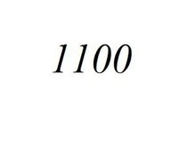 1100