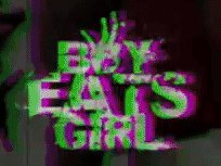 Boy eats girl