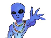 Blue Alien Mystic