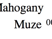 Mahogany Muze 009