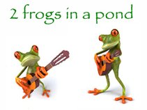 2 frogs in a pond