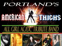 Girl AC/DC tribute band American Thighs