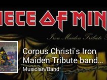 "Piece of Mind" Iron Maiden tribute band