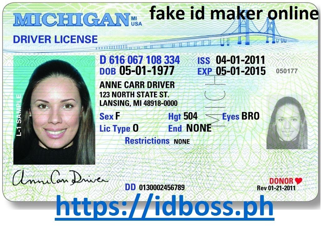 online drivers license maker