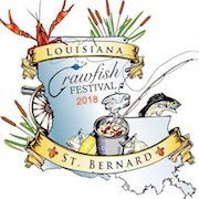 Louisiana crawfish festival logo