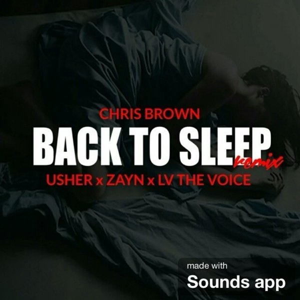 chris brown back to sleep song