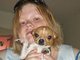 my oldest daughter crystal and her dog buffy