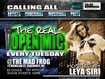 THE REAL OPEN MIC @ MAD FROG