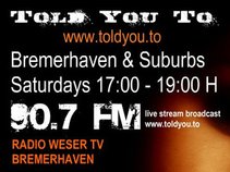Told You To Urban Radio 90.7 FM Bremerhaven & worldwide stream